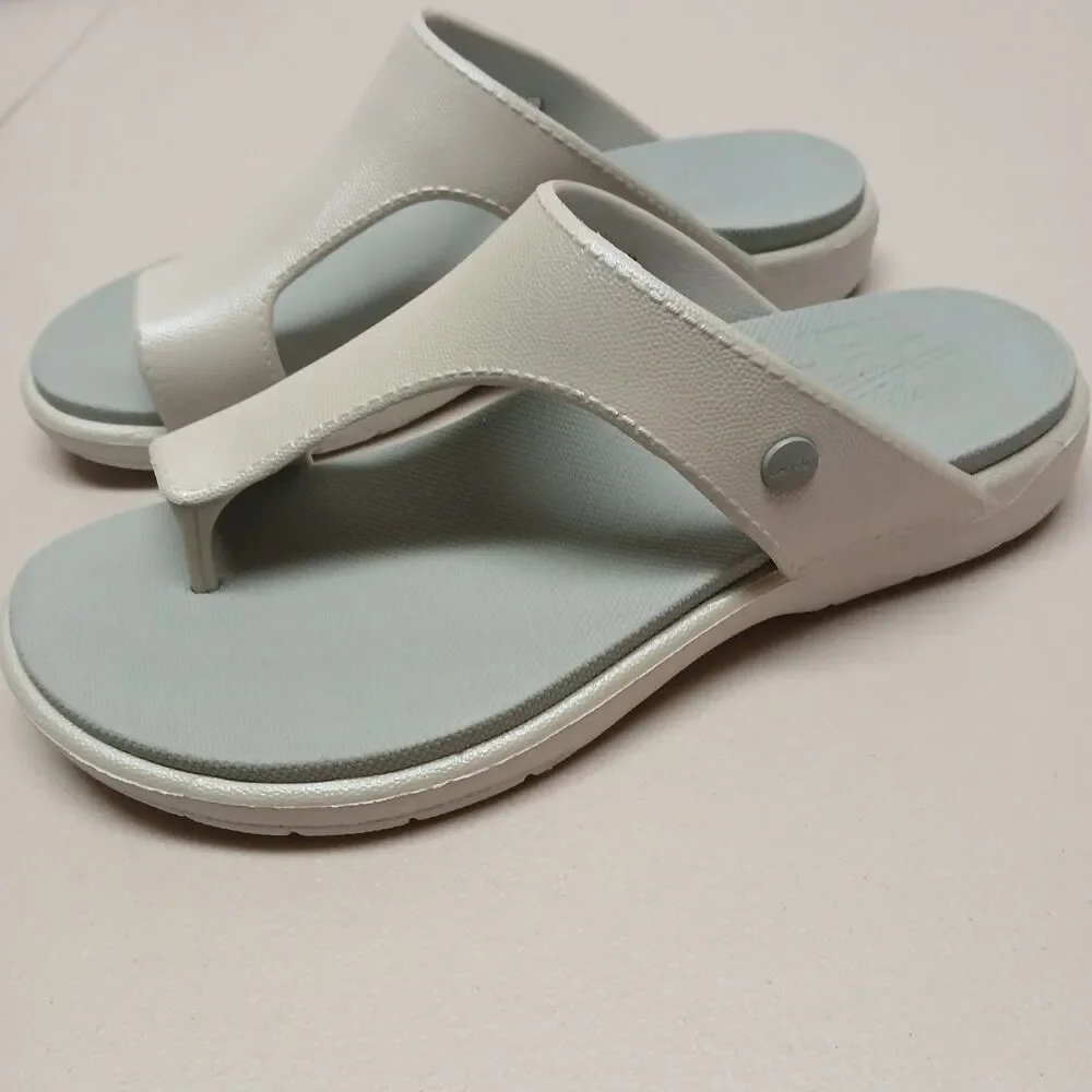 Dansko Krystal Seafoam Green Open Back Slip on Sandal Thong Flip Flops 40/9.5-10 - Picture 3 of 10
